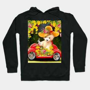 Hot Red Car. Sunday Driving Hoodie